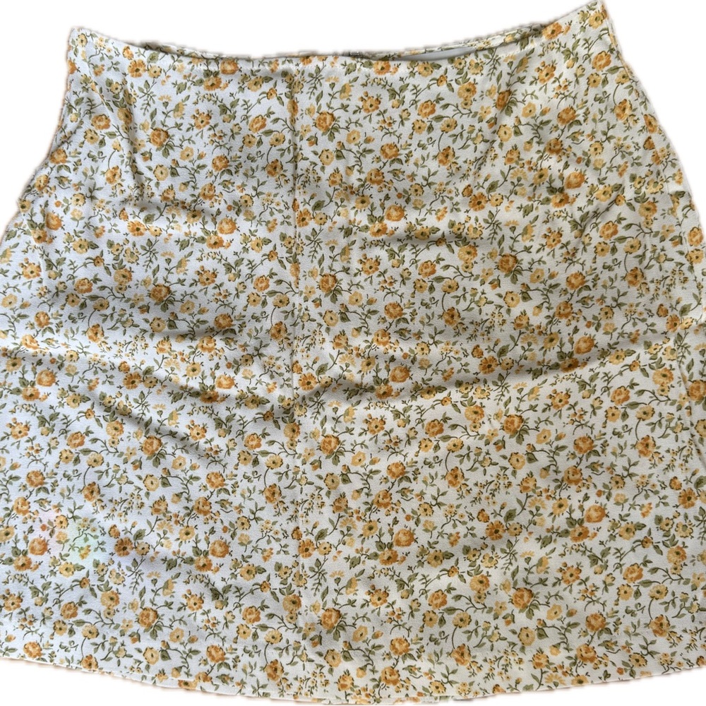 Reformation Floral Mini Skirt